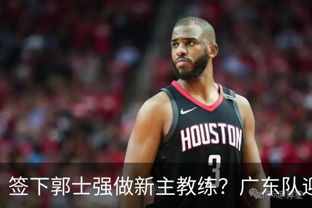签下郭士强做新主教练？广东队迎来换帅机会，杜锋有望执教国家队